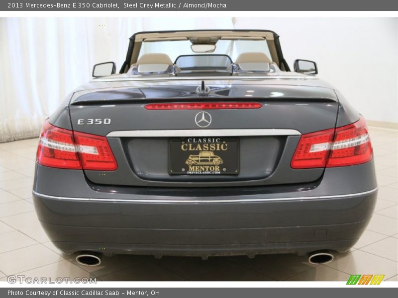Steel Grey Metallic / Almond/Mocha 2013 Mercedes-Benz E 350 Cabriolet
