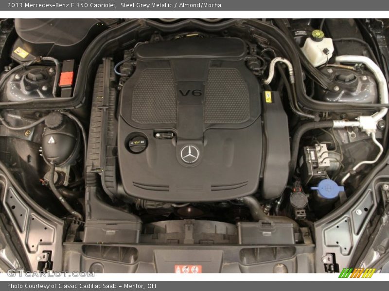 Steel Grey Metallic / Almond/Mocha 2013 Mercedes-Benz E 350 Cabriolet