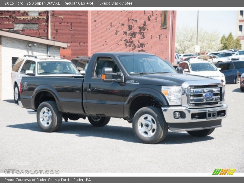 Tuxedo Black / Steel 2015 Ford F250 Super Duty XLT Regular Cab 4x4