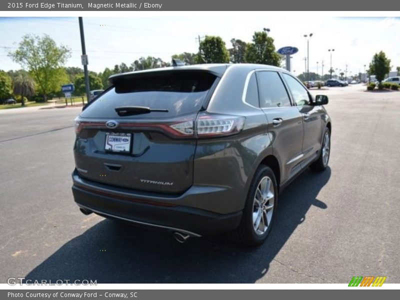 Magnetic Metallic / Ebony 2015 Ford Edge Titanium