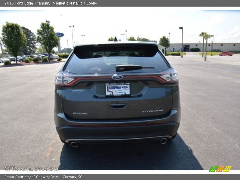 Magnetic Metallic / Ebony 2015 Ford Edge Titanium