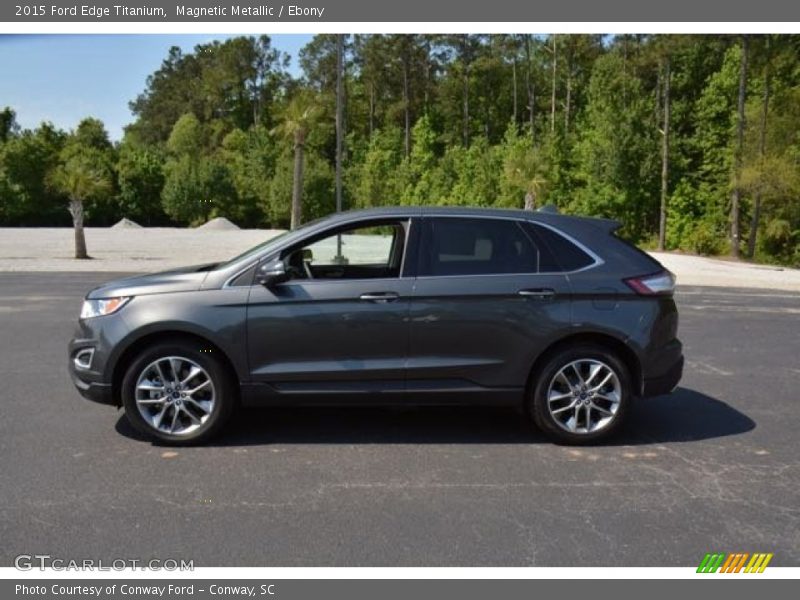 Magnetic Metallic / Ebony 2015 Ford Edge Titanium