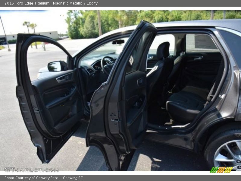 Magnetic Metallic / Ebony 2015 Ford Edge Titanium