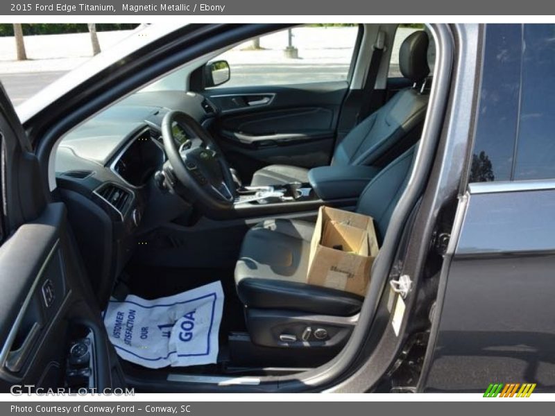 Magnetic Metallic / Ebony 2015 Ford Edge Titanium