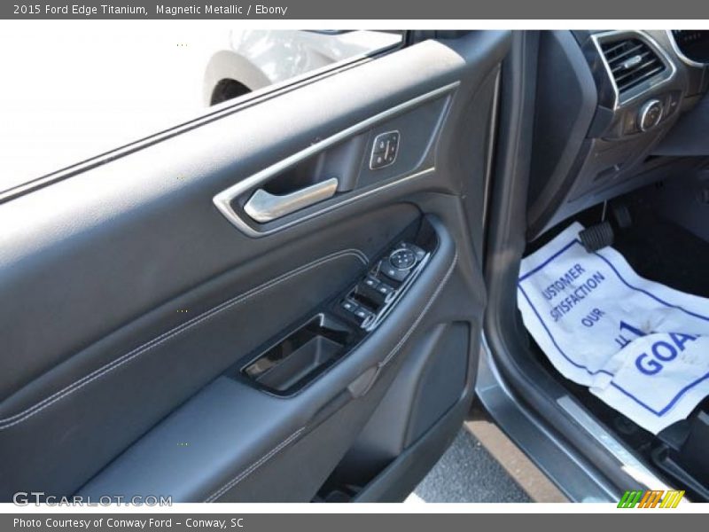 Magnetic Metallic / Ebony 2015 Ford Edge Titanium