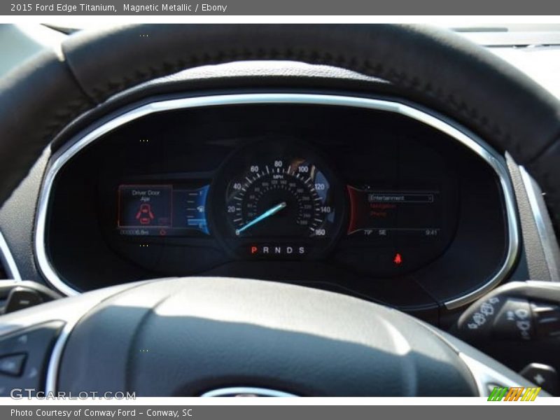 Magnetic Metallic / Ebony 2015 Ford Edge Titanium