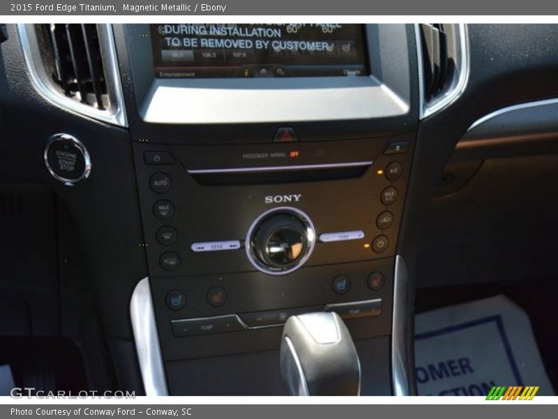 Magnetic Metallic / Ebony 2015 Ford Edge Titanium