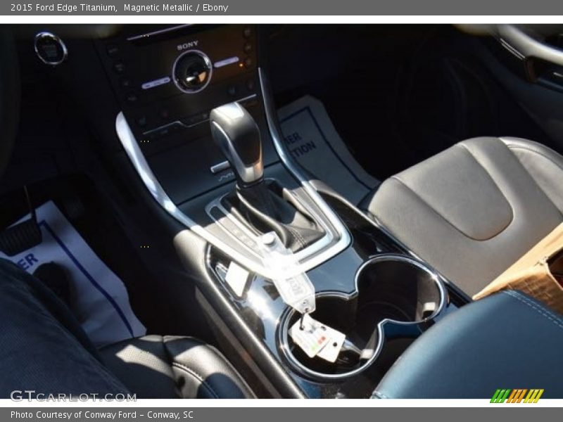 Magnetic Metallic / Ebony 2015 Ford Edge Titanium