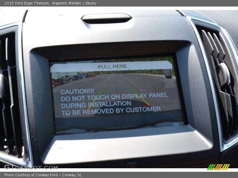Magnetic Metallic / Ebony 2015 Ford Edge Titanium