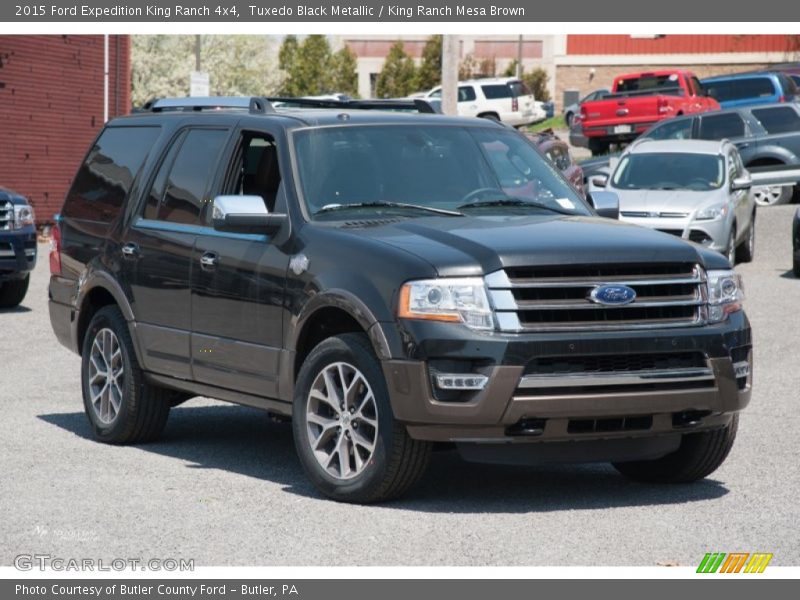 Tuxedo Black Metallic / King Ranch Mesa Brown 2015 Ford Expedition King Ranch 4x4