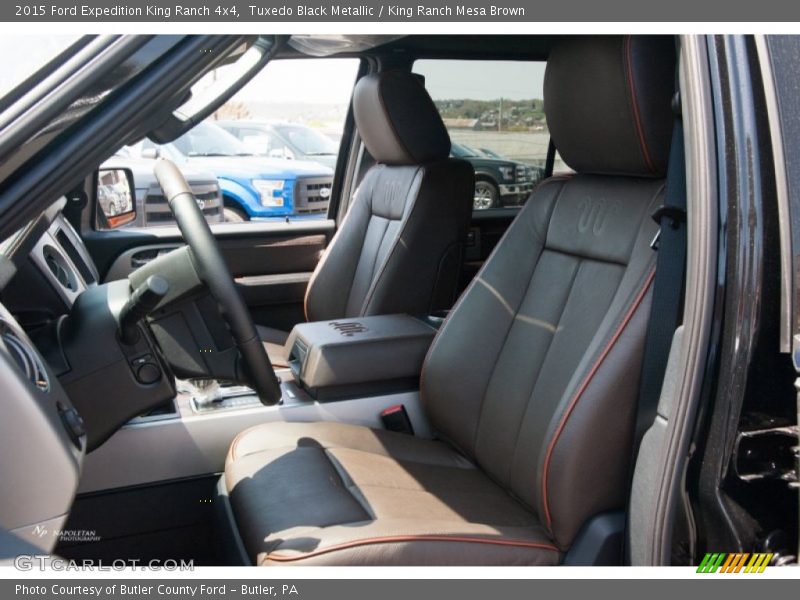 Tuxedo Black Metallic / King Ranch Mesa Brown 2015 Ford Expedition King Ranch 4x4
