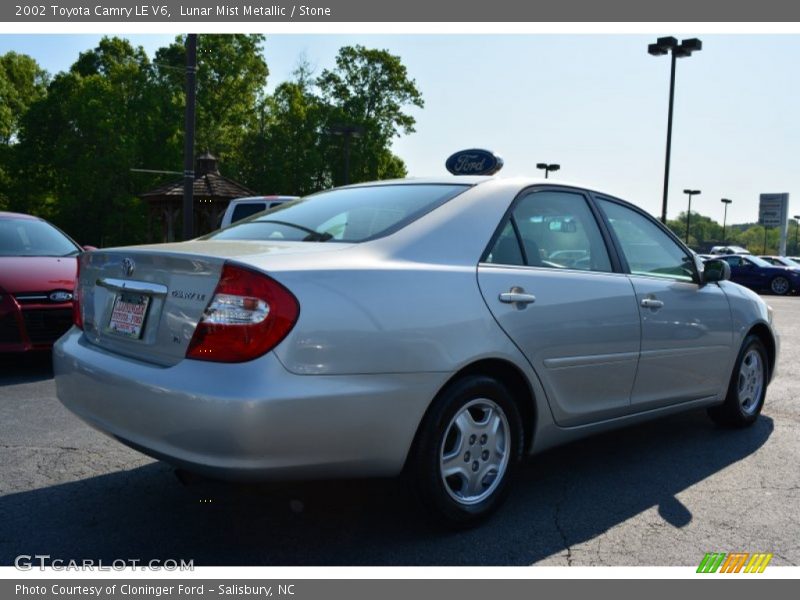 Lunar Mist Metallic / Stone 2002 Toyota Camry LE V6