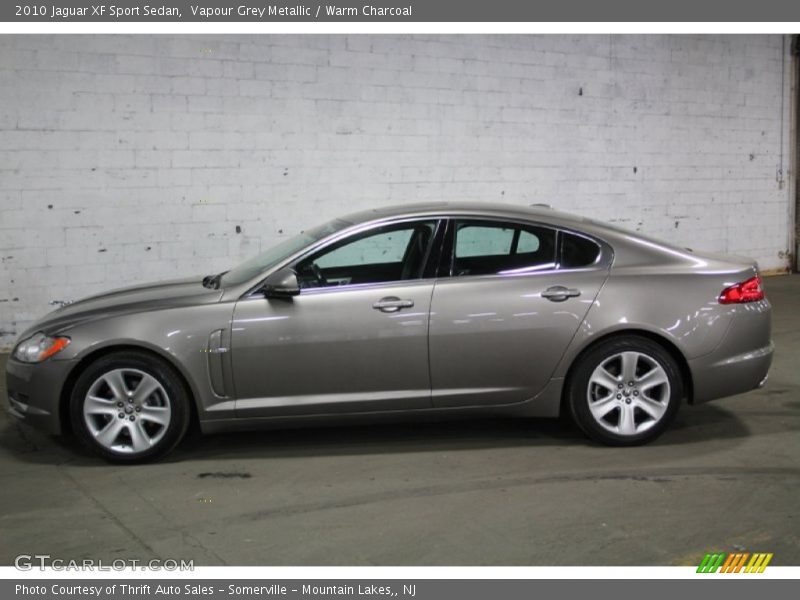 Vapour Grey Metallic / Warm Charcoal 2010 Jaguar XF Sport Sedan