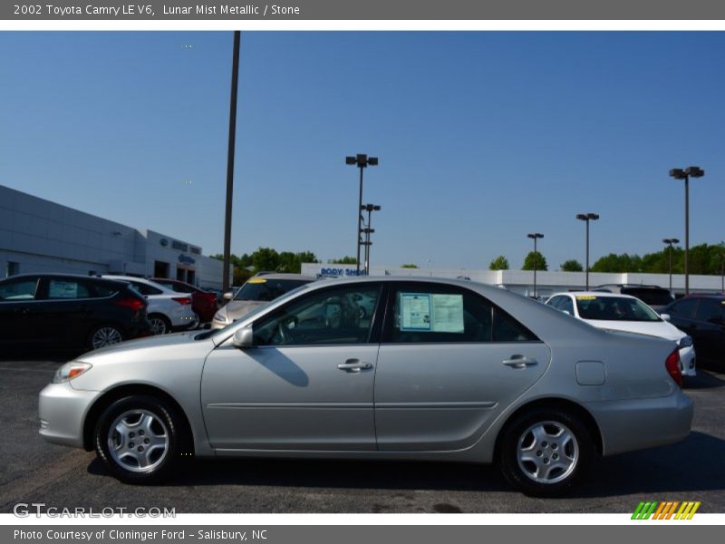 Lunar Mist Metallic / Stone 2002 Toyota Camry LE V6