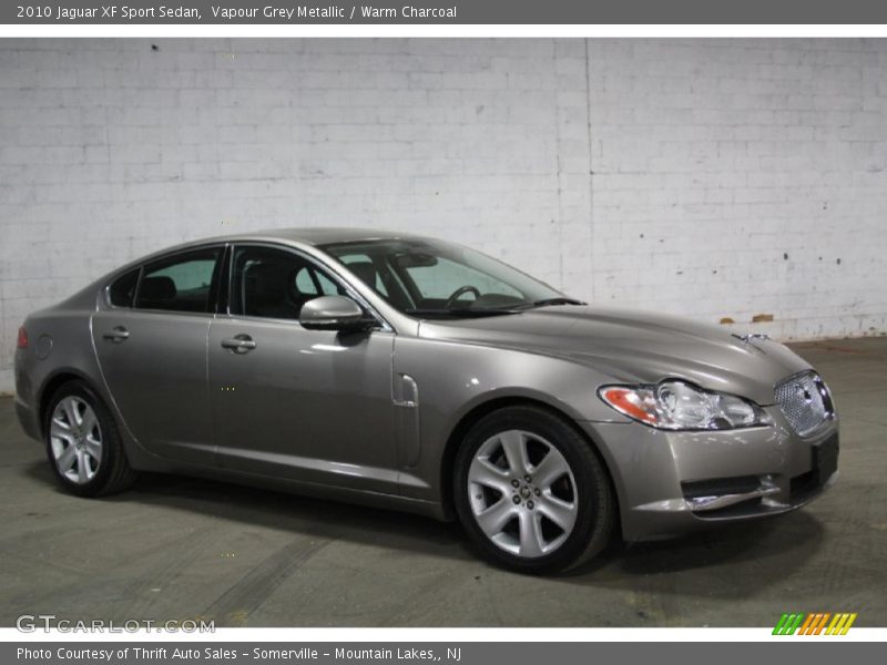 Vapour Grey Metallic / Warm Charcoal 2010 Jaguar XF Sport Sedan