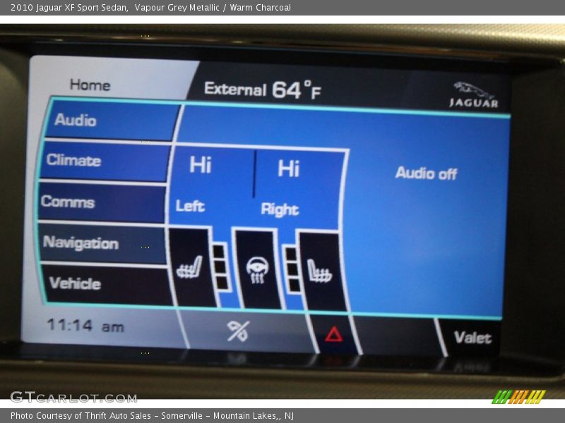 Vapour Grey Metallic / Warm Charcoal 2010 Jaguar XF Sport Sedan