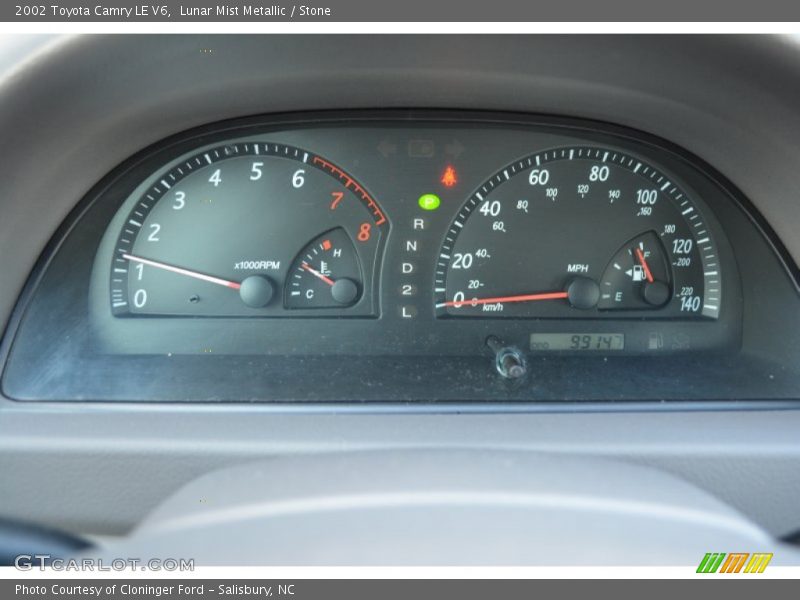 Lunar Mist Metallic / Stone 2002 Toyota Camry LE V6