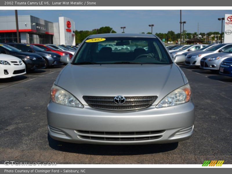 Lunar Mist Metallic / Stone 2002 Toyota Camry LE V6