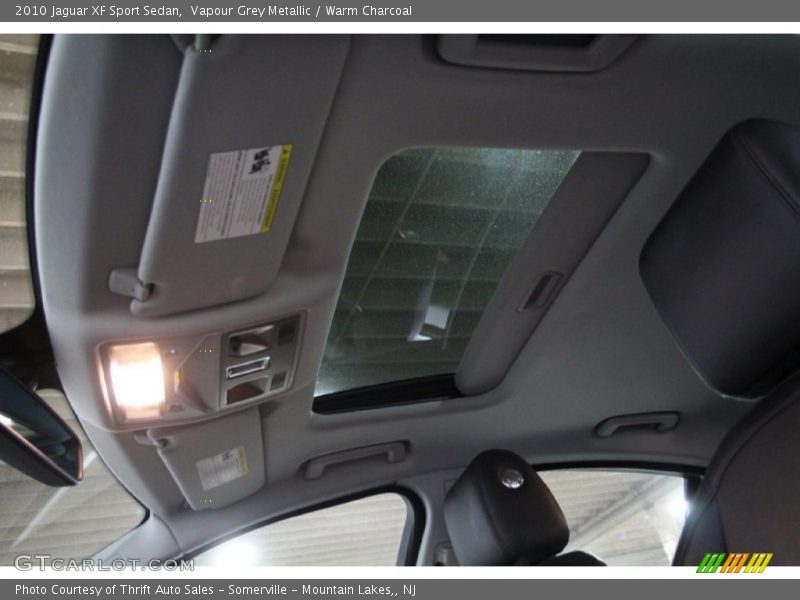 Vapour Grey Metallic / Warm Charcoal 2010 Jaguar XF Sport Sedan
