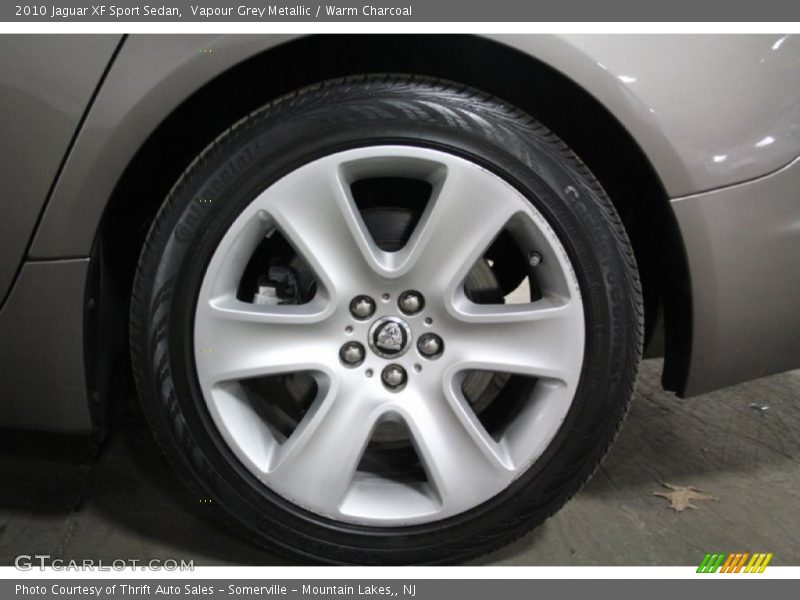 Vapour Grey Metallic / Warm Charcoal 2010 Jaguar XF Sport Sedan