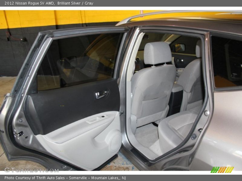 Brilliant Silver / Gray 2012 Nissan Rogue SV AWD