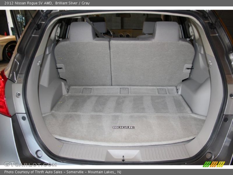 Brilliant Silver / Gray 2012 Nissan Rogue SV AWD