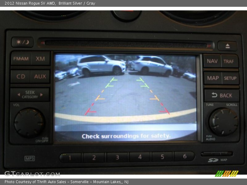 Brilliant Silver / Gray 2012 Nissan Rogue SV AWD