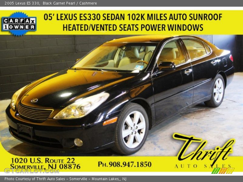 Black Garnet Pearl / Cashmere 2005 Lexus ES 330