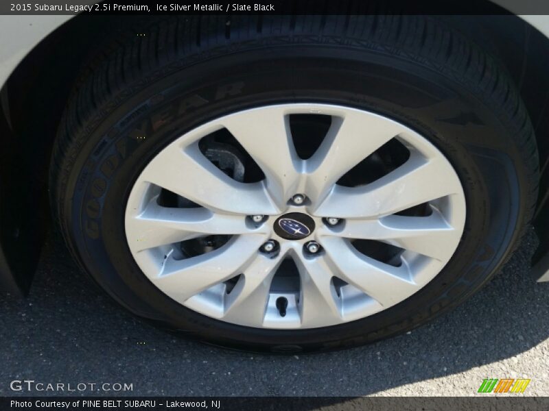Ice Silver Metallic / Slate Black 2015 Subaru Legacy 2.5i Premium