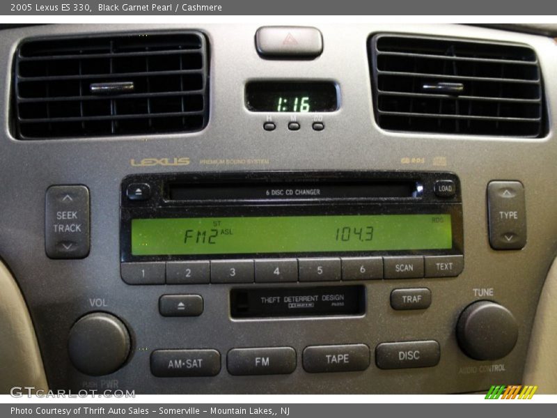 Black Garnet Pearl / Cashmere 2005 Lexus ES 330