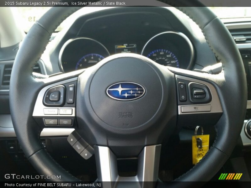 Ice Silver Metallic / Slate Black 2015 Subaru Legacy 2.5i Premium