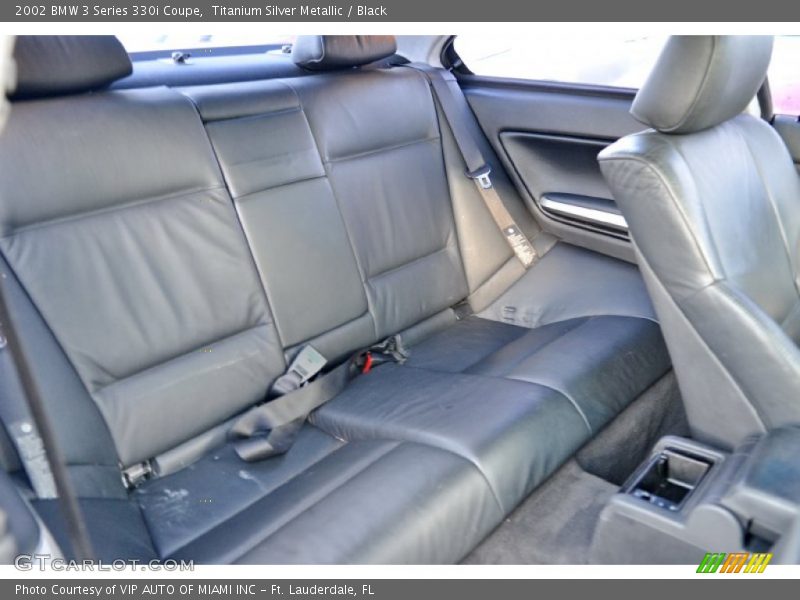 Titanium Silver Metallic / Black 2002 BMW 3 Series 330i Coupe