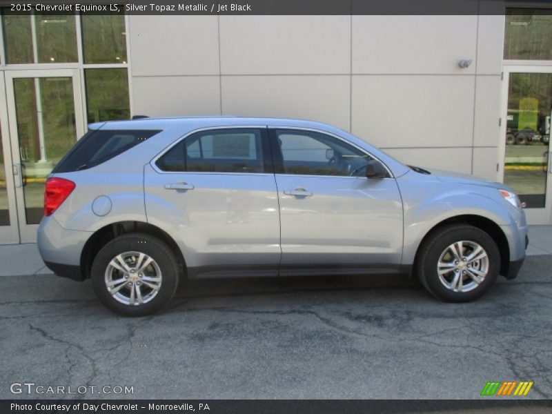 Silver Topaz Metallic / Jet Black 2015 Chevrolet Equinox LS