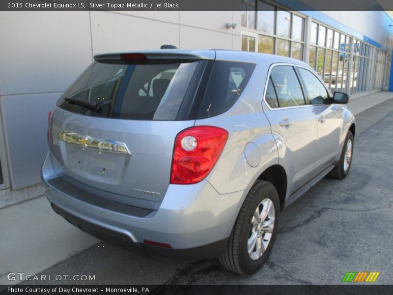 Silver Topaz Metallic / Jet Black 2015 Chevrolet Equinox LS