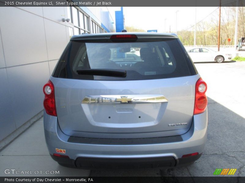 Silver Topaz Metallic / Jet Black 2015 Chevrolet Equinox LS