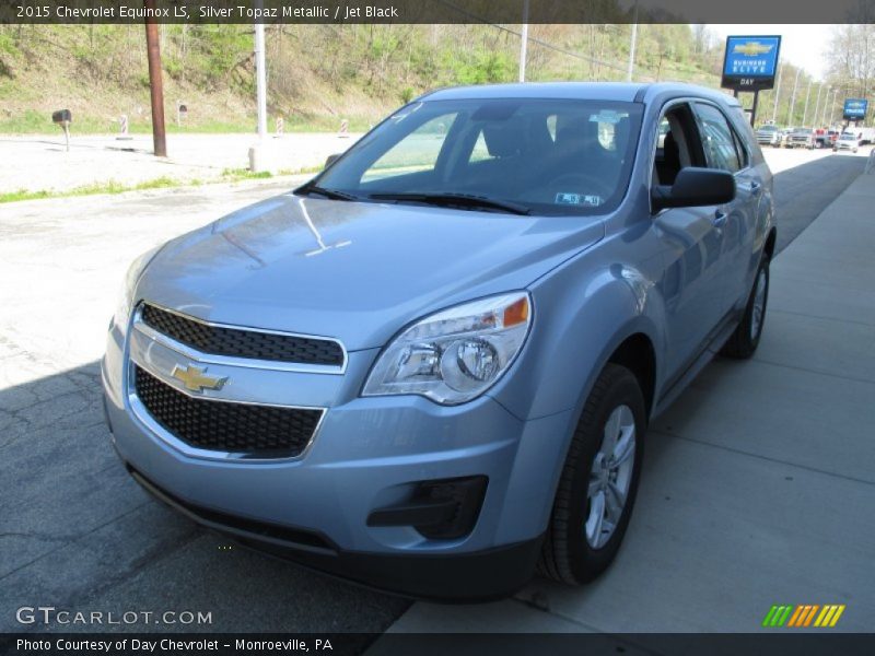 Silver Topaz Metallic / Jet Black 2015 Chevrolet Equinox LS
