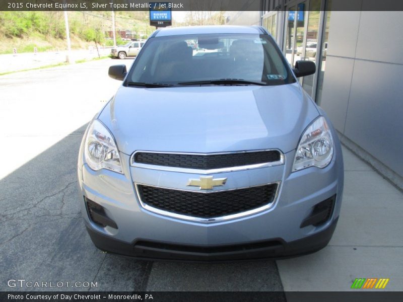 Silver Topaz Metallic / Jet Black 2015 Chevrolet Equinox LS