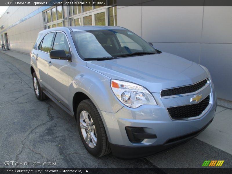 Silver Topaz Metallic / Jet Black 2015 Chevrolet Equinox LS