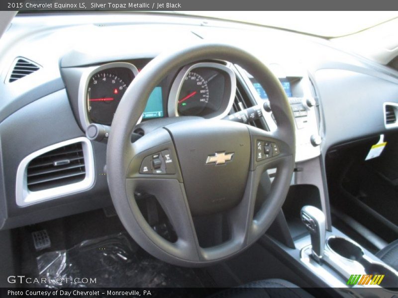 Silver Topaz Metallic / Jet Black 2015 Chevrolet Equinox LS