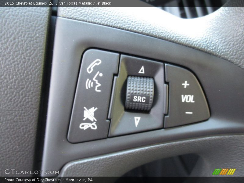 Silver Topaz Metallic / Jet Black 2015 Chevrolet Equinox LS