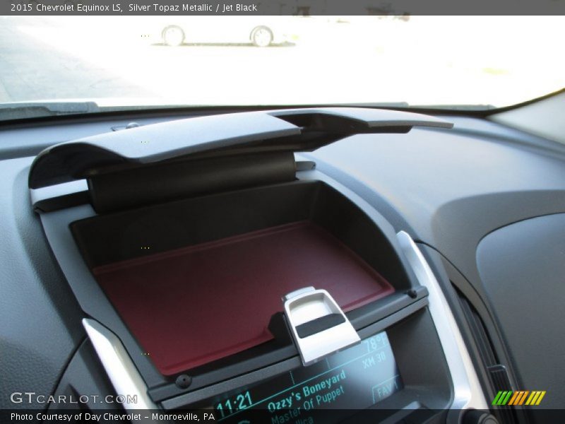 Silver Topaz Metallic / Jet Black 2015 Chevrolet Equinox LS