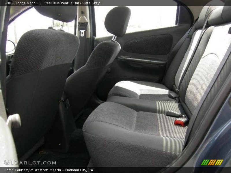 Steel Blue Pearl / Dark Slate Gray 2002 Dodge Neon SE