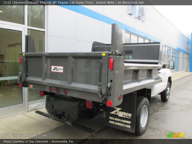 Summit White / Jet Black/Dark Ash 2015 Chevrolet Silverado 3500HD WT Regular Cab Dump Truck