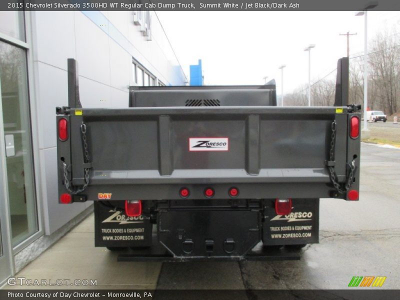 Summit White / Jet Black/Dark Ash 2015 Chevrolet Silverado 3500HD WT Regular Cab Dump Truck