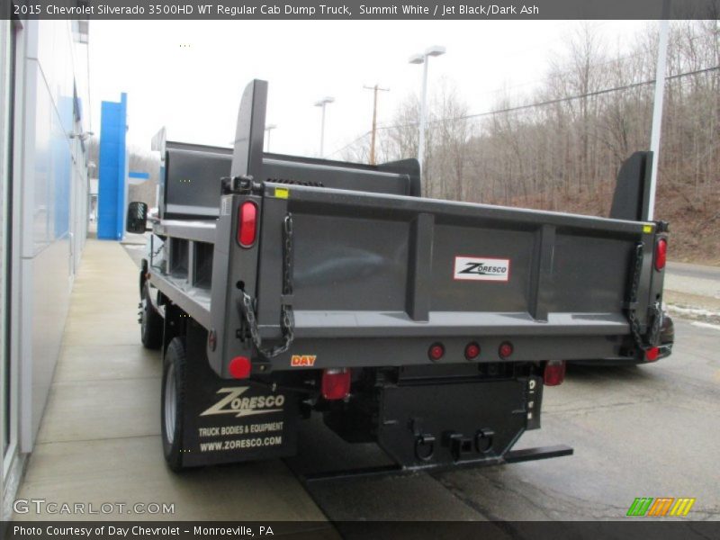 Summit White / Jet Black/Dark Ash 2015 Chevrolet Silverado 3500HD WT Regular Cab Dump Truck