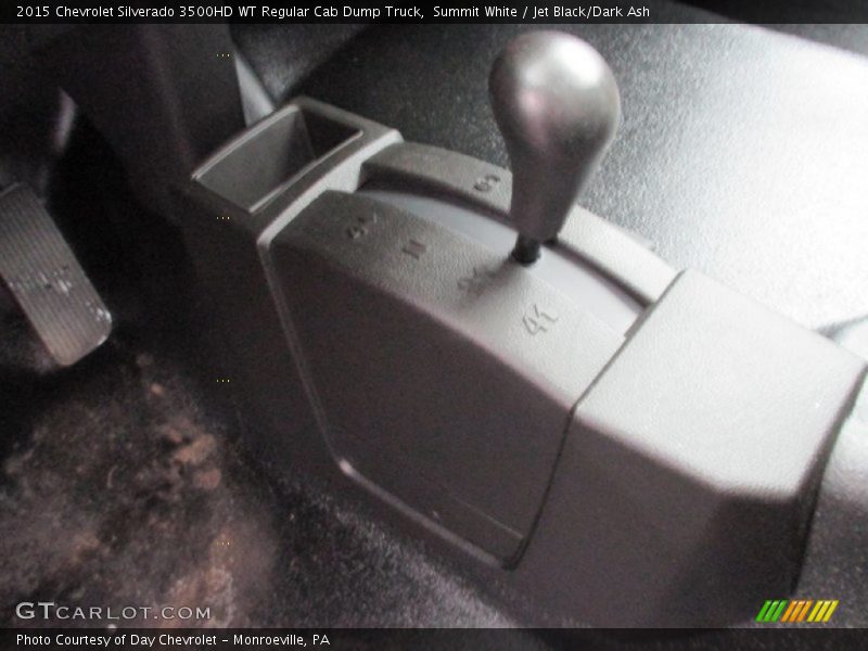 Summit White / Jet Black/Dark Ash 2015 Chevrolet Silverado 3500HD WT Regular Cab Dump Truck