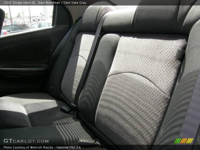 Steel Blue Pearl / Dark Slate Gray 2002 Dodge Neon SE