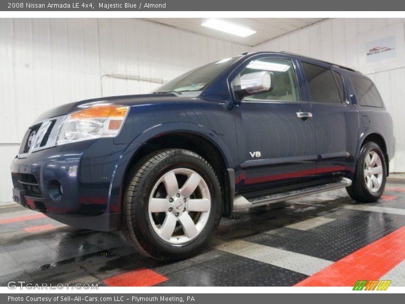 Majestic Blue / Almond 2008 Nissan Armada LE 4x4
