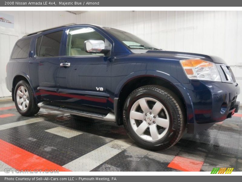 Majestic Blue / Almond 2008 Nissan Armada LE 4x4