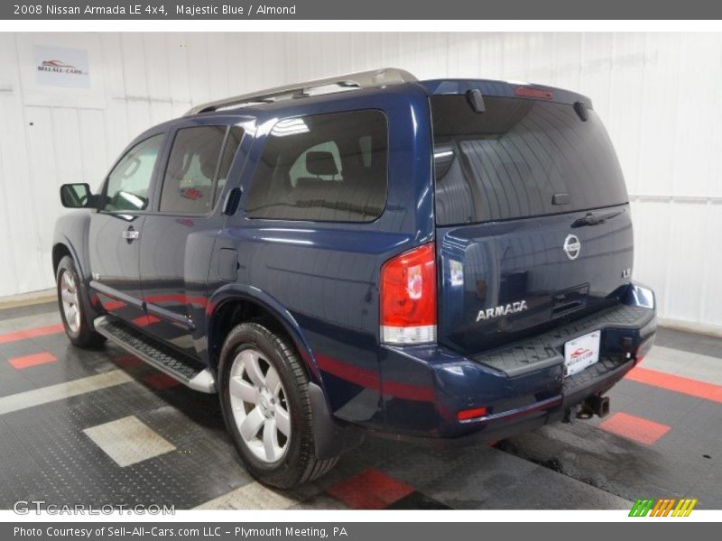 Majestic Blue / Almond 2008 Nissan Armada LE 4x4